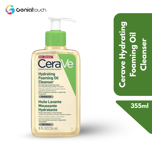 Cerave Hydrating Foming Oil Cleanser 355 ml