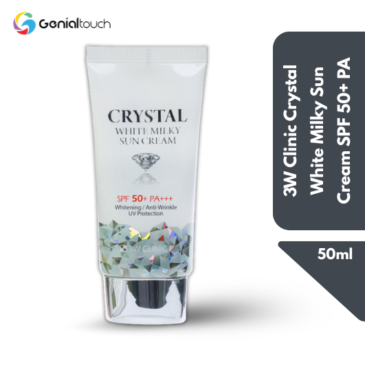 3W Clinic Crystal White Milky Sun Cream SPF 50+ PA