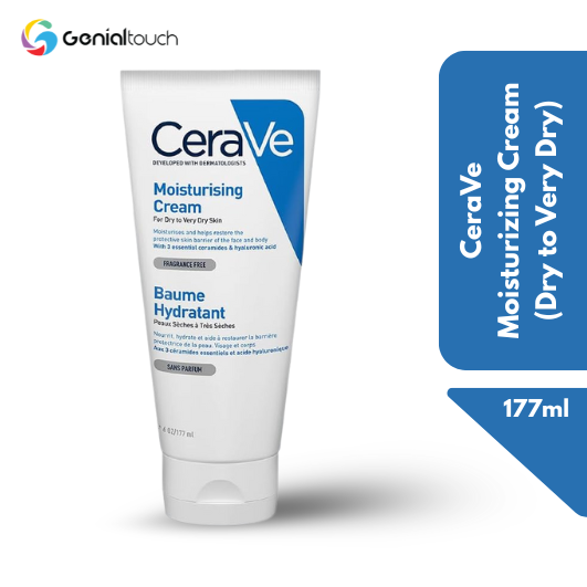CeraVe Moisturizing Cream (Dry to Very Dry) - 177ml