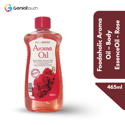 Foodaholic Aroma Oil – Body Essence Oil 465ml - Rose