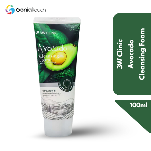 3W Clinic Avocado Cleansing Foam, 100 ML